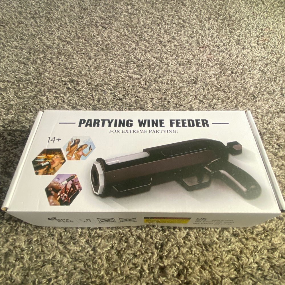 partying wine feeder